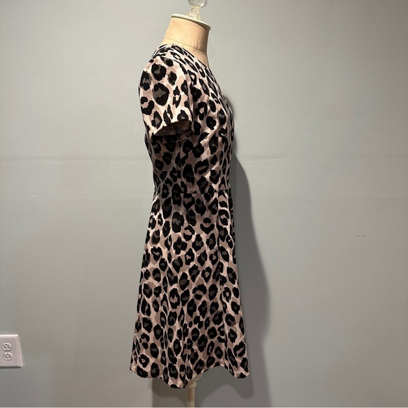 Eliza J. Animal Print Short-Sleeved Dress - Picture 3 of 6